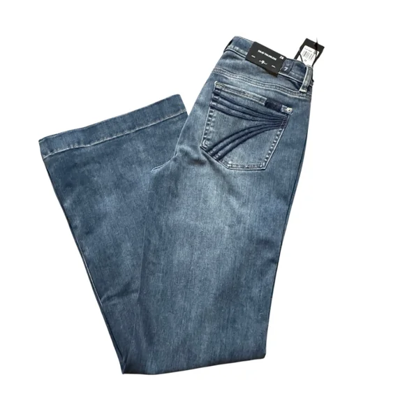 7 For All Mankind Dojo Tailorless Jeans, Size 28. New with flaw. - Picture 6 of 14